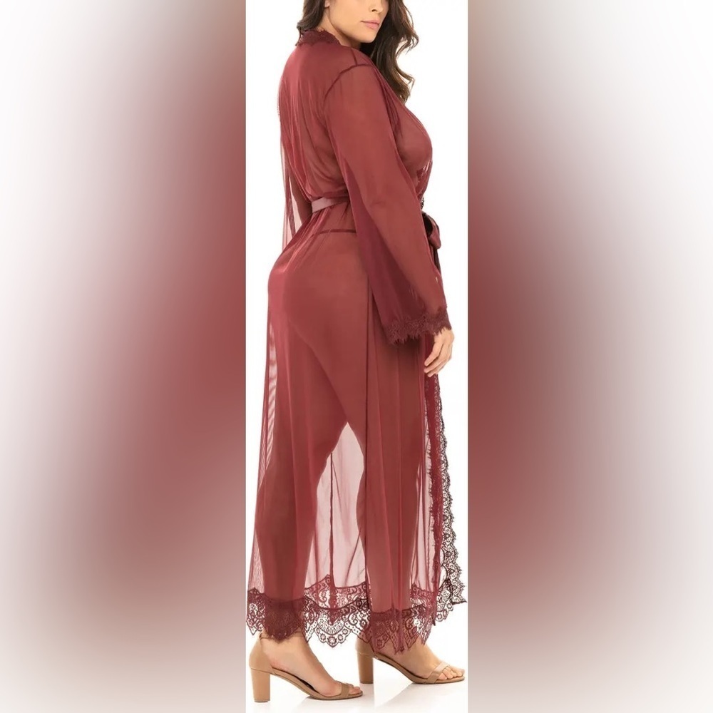 Oh La La Cheri Provence Long Robe Size 1X/2X